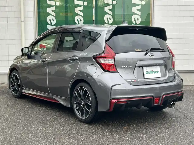 日産 ノート ニスモS 新潟県 2020(令2)年 0.8万km ダークメタルグレー ワンオーナー/メモリナビ/フルセグテレビ/ウィンカーミラー/ドアバイザー/ETC/プッシュスタート/純正ホイール/ドラレコ/電動格納ミラー/Bluetooth