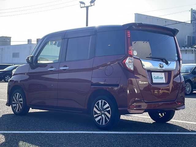 トヨタ ルーミー カスタムG 島根県 2020(令2)年 2万km ブラックマイカメタリック/ファイアークォーツレッドメタリック 純正9インチSDナビゲーション(NSZT-Y68T)/フルセグ BT SD CD DVD/全方位カメラ/サイドカメラ/レーンキープアシスト/クルーズコントロール/両側パワースライドドア/D/N席シートヒーター/オートマチックハイビーム/LEDヘッドライト/AUTOライト/フォグライト/後席サイドサンシェード/オートリトラミラー/ISOFIX/革巻きステアリング/ステアリングリモコン/純正14インチアルミホイール