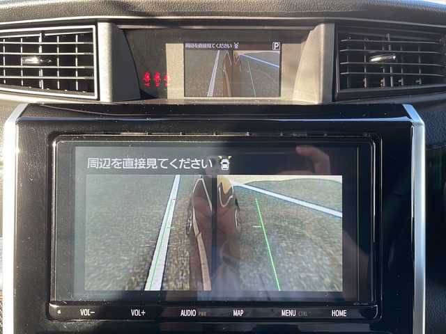 トヨタ ルーミー カスタムG 島根県 2020(令2)年 2万km ブラックマイカメタリック/ファイアークォーツレッドメタリック 純正9インチSDナビゲーション(NSZT-Y68T)/フルセグ BT SD CD DVD/全方位カメラ/サイドカメラ/レーンキープアシスト/クルーズコントロール/両側パワースライドドア/D/N席シートヒーター/オートマチックハイビーム/LEDヘッドライト/AUTOライト/フォグライト/後席サイドサンシェード/オートリトラミラー/ISOFIX/革巻きステアリング/ステアリングリモコン/純正14インチアルミホイール