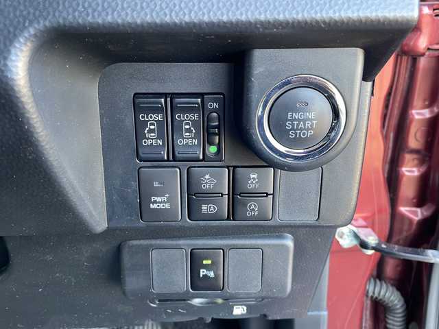 トヨタ ルーミー カスタムG 島根県 2020(令2)年 2万km ブラックマイカメタリック/ファイアークォーツレッドメタリック 純正9インチSDナビゲーション(NSZT-Y68T)/フルセグ BT SD CD DVD/全方位カメラ/サイドカメラ/レーンキープアシスト/クルーズコントロール/両側パワースライドドア/D/N席シートヒーター/オートマチックハイビーム/LEDヘッドライト/AUTOライト/フォグライト/後席サイドサンシェード/オートリトラミラー/ISOFIX/革巻きステアリング/ステアリングリモコン/純正14インチアルミホイール