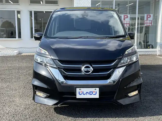 日産 セレナ ハイウェイスター 徳島県 2016(平28)年 10.3万km ダイヤモンドブラック (株)IDOMが運営する【じしゃロン徳島店】の自社ローン対象車両になります。こちらは現金ご利用時の価格です。自社ローンご希望の方は別途その旨お申付け下さい。”/純正9型ナビゲーション	/（フルセグ/CD/DVD/Bluetooth/Blu-ray)/ミラー型アラウンドビューモニター/フリップダウンモニター/ＥＴＣ/エマージェンシーブレーキ/トラクションコントロール/ECOモード切替/アイドリングストップ/両側パワースライドドア									/ハンズフリーオートスライドドア/前後コーナーセンサー/メッキドアハンドル/ＬＥＤヘッドライト/LEDデイライト/フォグランプ/クルーズコントロール/革巻きステアリング/電動格納ミラー/ステアリングリモコン/プッシュスタート/スマートキー						/スペアキー/Wエアバック