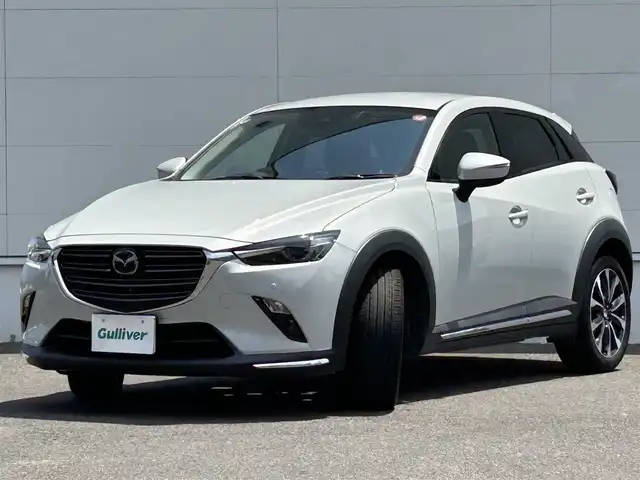 マツダ ＣＸ－３ 20SプロアクティブSパッケージ 佐賀県 2020(令2)年 3万km セラミックM スマートブレーキサポート/レーダークルーズコントロール/BSM　/パーキングセンサー　/純正SDナビ/・フルセグTV/BT/CD/DVD　/360°ビューモニター　/ハーフレザーシート　/シートヒーター　/LEDヘッドライト/フォグランプ/オートライト/革巻きステアリング/パドルシフト　/ステアリングヒーター/ステアリングスイッチ/純正18インチAW/前後ドライブレコーダー(ZDR-015)/ETC/プッシュスタート/スペアキー×１/取扱説明書/保証書