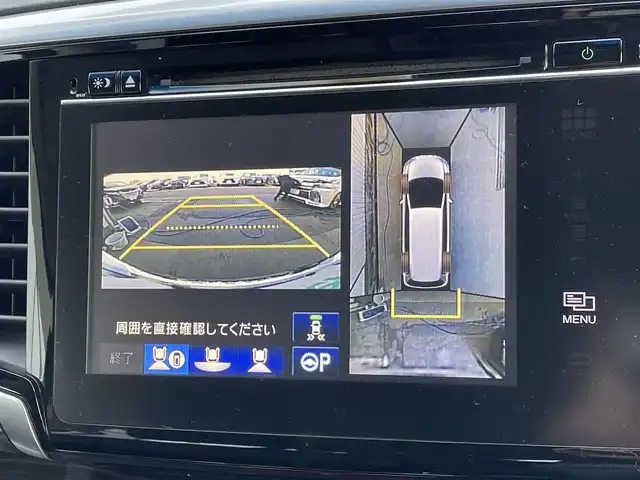 ホンダ オデッセイ ハイブリッド アブソルートセンシングEXパック 東京都 2016(平28)年 6万km プレミアムヴィーナスブラックP 純正ナビ/純正フリップダウンモニター/FM/AM/DVD/CD/マルチビューカメラシステム/フルセグTV/ETC/衝突軽減ブレーキ装置/両側電動スライドドア/ハーフレザー/レーンアシスト/LEDヘッドライト