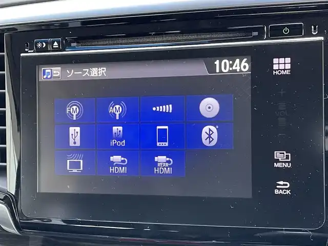ホンダ オデッセイ ハイブリッド アブソルートセンシングEXパック 東京都 2016(平28)年 6万km プレミアムヴィーナスブラックP 純正ナビ/純正フリップダウンモニター/FM/AM/DVD/CD/マルチビューカメラシステム/フルセグTV/ETC/衝突軽減ブレーキ装置/両側電動スライドドア/ハーフレザー/レーンアシスト/LEDヘッドライト