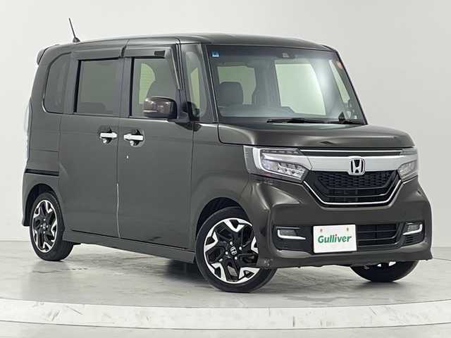 ホンダ Ｎ ＢＯＸ カスタム G L ターボ ホンダセンシング 大阪府 2020(令2)年 5.1万km プレミアムグラマラスブロンズP ホンダセンシング/　・衝突軽減ブレーキ/　・誤発進抑制機能/　・アダプティブクルーズコントロール/　・車線維持支援システム/　・パーキングセンサーシステム/　・ブラインドスポットインフォメーション/社外メモリナビ/　　CD/DVD/BT/フルセグTV/バックカメラ/両側パワースライドドア/LEDオートライト/フォグランプ/合皮ハーフレザーシート/シートヒーター/純正15インチアルミホイール/パドルシフト/スマートキー/ビルトインETC
