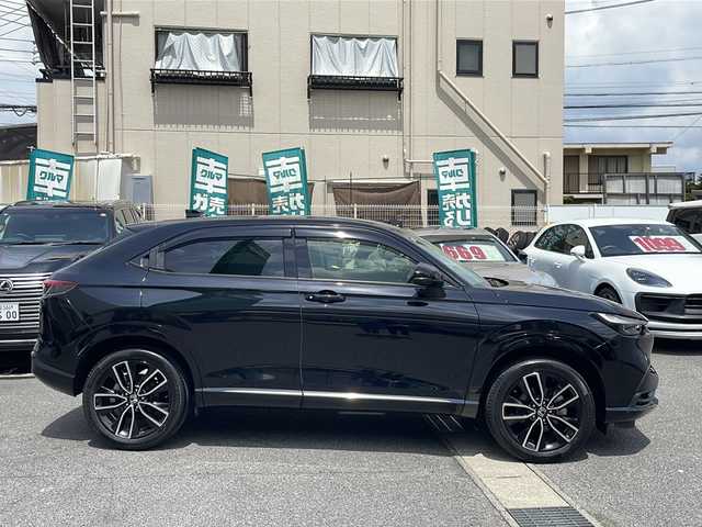 ホンダ ヴェゼル ハイブリッド e:HEV Z 愛知県 2022(令4)年 3.8万km クリスタルブラックパール /禁煙車//ワンオーナー//純正メモリナビ//AM/FM/USB/BT//前後ドライブレコーダー//ハーフレザーシート//革巻きステアリング//ステアリングスイッチ//前席シートヒーター//ステアリングヒーター//パワーバックドア//ビルトインETC//ホンダセンシング//路外逸脱抑制//レーンキープアシスト//ブラインドスポットインフォメーション//踏み間違い衝突軽減//CMBS//ACC//パーキングセンサー//ヒルディセントコントロール//電動パーキング//ブレーキホールド//LEDオートライト//フロントフォグ//オートハイビーム//純正フロアマット//純正ドアバイザー//保証書/取扱説明書/スペアキー