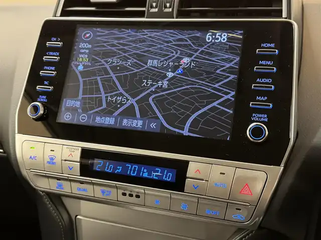 トヨタ ランドクルーザー プラド TX Lパッケージ マットブラED 群馬県 2022(令4)年 3.2万km アティチュードブラックマイカ トヨタセーフティセンス/・プリクラッシュセーフティ/・クリアランスソナー/・車線逸脱装置/・レーダークルーズコントロール/・全方位カメラ/・横滑り防止装置/・オートマチックハイビーム/純正9インチディスプレイオーディオ/・AM/FM/USB/・Bluetooth/ビルトインETC2.0/寒冷地仕様/サンルーフ/LEDヘッドライト/フォグランプ/パワーシート（D.N）/シートヒーター（D.N）/エアシート（D.N）/純正18インチアルミホイール/プッシュスタート/スマートキー/電動格納ドアミラー