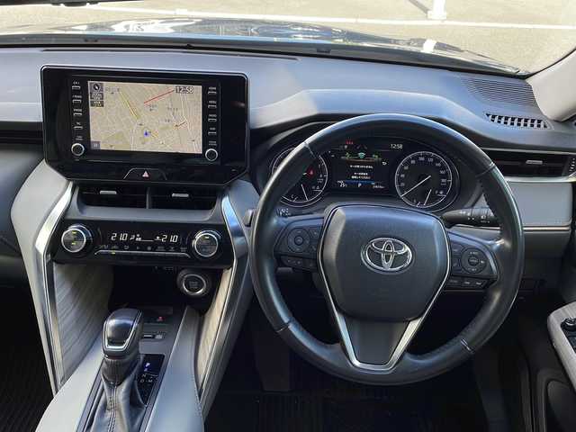 トヨタ ハリアー G 長野県 2020(令2)年 3.8万km スレートグレーメタリック 登録時走行距離37673km/４ＷＤ/８インチ純正ディスプレイオーディオ/Bluetooth Audio/ビルドインＥＴＣ/バックカメラ/追従クルーズコントロール/コーナーセンサー/ステアリングスイッチ/デジタルインナーミラー/パワーシートＤ席/純正フロアマット/プッシュスタート/オートライト/フォグランプ/ドアバイザー/スマートキー/スペアキー×１/横滑り防止機能/盗難防止機能/車載冬タイヤ(社外ホイール付)×４