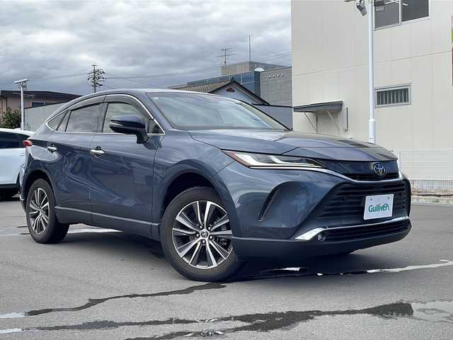 トヨタ ハリアー G 長野県 2020(令2)年 3.8万km スレートグレーメタリック 登録時走行距離37673km/４ＷＤ/８インチ純正ディスプレイオーディオ/Bluetooth Audio/ビルドインＥＴＣ/バックカメラ/追従クルーズコントロール/コーナーセンサー/ステアリングスイッチ/デジタルインナーミラー/パワーシートＤ席/純正フロアマット/プッシュスタート/オートライト/フォグランプ/ドアバイザー/スマートキー/スペアキー×１/横滑り防止機能/盗難防止機能/車載冬タイヤ(社外ホイール付)×４
