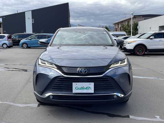 トヨタ ハリアー G 長野県 2020(令2)年 3.8万km スレートグレーメタリック 登録時走行距離37673km/４ＷＤ/８インチ純正ディスプレイオーディオ/Bluetooth Audio/ビルドインＥＴＣ/バックカメラ/追従クルーズコントロール/コーナーセンサー/ステアリングスイッチ/デジタルインナーミラー/パワーシートＤ席/純正フロアマット/プッシュスタート/オートライト/フォグランプ/ドアバイザー/スマートキー/スペアキー×１/横滑り防止機能/盗難防止機能/車載冬タイヤ(社外ホイール付)×４