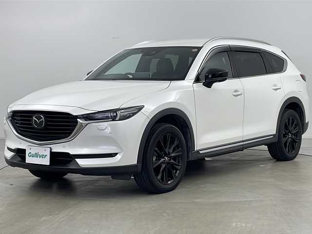 マツダ ＣＸ－８ XD ブラックトーンエディション 道央・札幌 2021(令3)年 6.3万km スノーフレイクホワイトパールマイカ ・4WD/・寒冷地仕様/・ワンオーナー/・純正SDナビ&CD&DVD&SD&BT&フルセグ&USB/・i-ACTIVSENSE/・速度標識警報/・ブラインドスポットモニター/・車線逸脱警報システム/・レーンキープアシスト/・パーキングセンサー/・スマートブレーキサポート/・スマートシティブレーキサポート/・ヘッドアップディスプレイ/・レーダークルーズコントロール/・全方位カメラ/・フロントカメラ/・サイドカメラ/・バックカメラ/・パワーバックドア/・BOSEサウンド/・置くだけ充電/・ハーフレザーシート/・シートヒーター/・パワーシート/・メモリーシート/・ドアミラーヒーター/・革巻きステアリング/・パドルシフト/・ステアリングスイッチ/・オートライト/・LEDヘッドライト/・LEDフォグ/・バックフォグ/・ETC/・純正フロアマット/・純正19インチAW