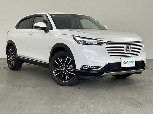 ホンダ ヴェゼル ハイブリッド e:HEV Z 栃木県 2023(令5)年 3.8万km プラチナホワイトパール ワンオーナー/SDナビ/フルセグテレビ/TV/CD/DVD/BT/コーナーセンサー/バックカメラ/ドライブレコーダー/置くだけ充電/デュアルオートエアコン/ドアバイザー/クルーズコントロール追従あり/レーンキープアシスト/横滑り防止システム