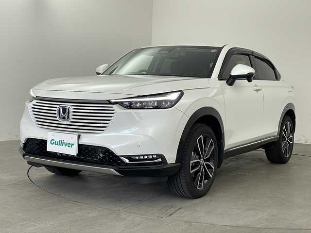 ホンダ ヴェゼル ハイブリッド e:HEV Z 栃木県 2023(令5)年 3.8万km プラチナホワイトパール ワンオーナー/SDナビ/フルセグテレビ/TV/CD/DVD/BT/コーナーセンサー/バックカメラ/ドライブレコーダー/置くだけ充電/デュアルオートエアコン/ドアバイザー/クルーズコントロール追従あり/レーンキープアシスト/横滑り防止システム