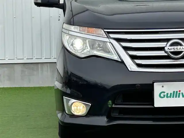 日産 セレナ HWS S HV Vセレ +Sefty 香川県 2015(平27)年 4.6万km ダイヤモンドブラック ディーラーOPナビ/フルセグTV/全方位カメラ/両パワスラ/純正フロアマット/ウォークスルー/ＬＥＤヘッドライト/スマートキー/スペアキー有