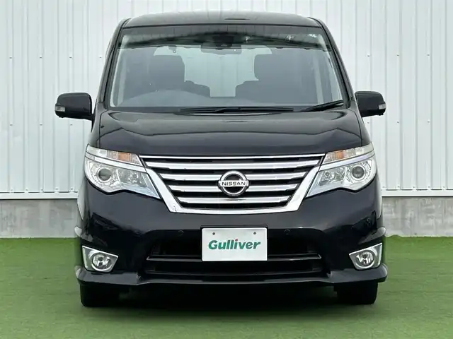 日産 セレナ HWS S HV Vセレ +Sefty 香川県 2015(平27)年 4.6万km ダイヤモンドブラック ディーラーOPナビ/フルセグTV/全方位カメラ/両パワスラ/純正フロアマット/ウォークスルー/ＬＥＤヘッドライト/スマートキー/スペアキー有