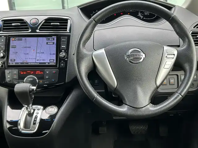 日産 セレナ HWS S HV Vセレ +Sefty 香川県 2015(平27)年 4.6万km ダイヤモンドブラック ディーラーOPナビ/フルセグTV/全方位カメラ/両パワスラ/純正フロアマット/ウォークスルー/ＬＥＤヘッドライト/スマートキー/スペアキー有