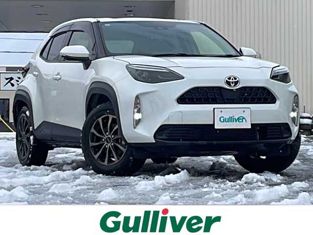 トヨタ ヤリスクロス G 道北・旭川 2021(令3)年 4.9万km ホワイトパールクリスタルシャイン /ワンオーナー//４ＷＤ//禁煙車//寒冷地仕様//純正ディスプレイオーディオ//フルセグ・ＢＴ・ＵＳＢ//バックカメラ//トヨタセーフティセンス//レーダークルーズコントロール//オートハイビーム//先行車発進お知らせ//レーントレーシングアシスト//プリクラッシュセーフティ//クリアランスソナー//パーキングサポートブレーキ//ロードサインアシスト//オートライト//ブレーキホールド　//ミラーヒーター//フロントワイパーデアイサー//社外前後ドライブレコーダー//社外１６インチアルミ冬タイヤ//純正１６インチアルミ夏タイヤ積込//保証書・取説//スペアキー×１