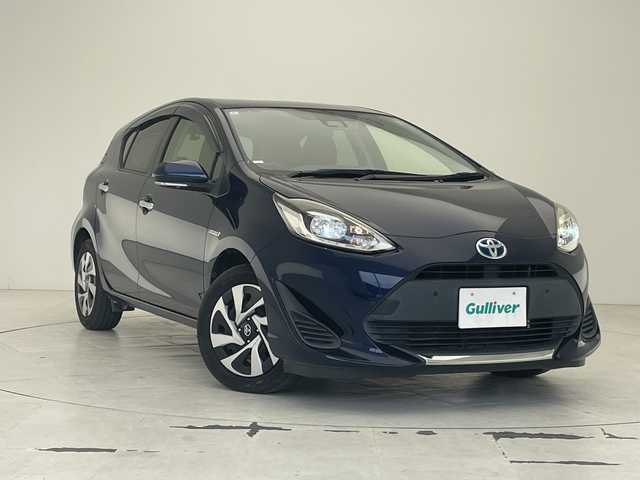 トヨタ アクア S スタイルブラック 沖縄県 2020(令2)年 6.9万km ダークブルーマイカ 純正ナビゲーション（NSZT-W68T）/（フルセグTV　ＣＤ　ＤＶＤ　Bluetooth）/ＥＴＣ/バックカメラ/ＬＥＤヘッドライト/トヨタセーフティセンス/前後ドライブレコーダー/前後コーナーセンサー/プッシュスタート/スマートキー/スペアキー/Ｗエアバック