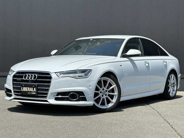 アウディ Ａ６ 2．0 TFSI クワトロ 道東・釧路十勝 2018(平30)年 4.5万km グレイシアホワイトメタリック ワンオーナー車/パークアシストパッケージ/　・パークアシスト/　・サラウンドビューカメラ/アシスタンスパッケージ/　・アクティブレーンアシスト/　・サイドアシスト/　・アダプティブクルーズコントロール/純正メモリナビ/TV/CD/DVD/BT/USB/SD/マトリクスLEDヘッドライト/オートライト/リアフォグライト/BOSEサウンドシステム/黒革/シートヒーター/メモリ付きパワーシート/純正ドライブレコーダー(前)/純正19インチAW/純正フロアマット/パドルシフト/ETC