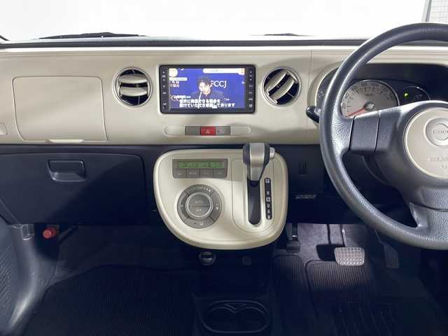 ダイハツ ミラ ココア プラスG 沖縄県 2013(平25)年 7.2万km ミストブルーマイカメタリック 禁煙車/県外仕入れ/純正ディーラーナビ/【CD/DVD/ワンセグTV】/バックカメラ/スマートキー/シートカバー/ドアバイザー/ルーフレール/フォグランプ