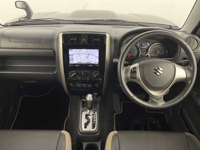 スズキ ジムニー ランドベンチャー 新潟県 2016(平28)年 7.9万km ブルーイッシュブラックパール3 4WD/社外SDナビ/(AM/FM/CD/DVD/SD/フルセグ)/バックモニター/前後ドライブレコーダー/運転席シートヒーター/ハーフレザーシート/純正16インチアルミホイール/純正アルミホイール付夏タイヤ積込/(175/80/R16/5mm)/ETC
