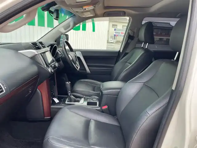 トヨタ ランドクルーザー プラド TX Lパッケージ 三重県 2016(平28)年 7.6万km ホワイトパールクリスタルシャイン ワンオーナー/BIGXメモリナビ/フルセグテレビ/バックカメラ/モデリスタフロントエアロ/サンルーフ/黒革シート/シートヒーター