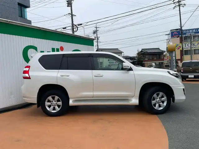 トヨタ ランドクルーザー プラド TX Lパッケージ 三重県 2016(平28)年 7.6万km ホワイトパールクリスタルシャイン ワンオーナー/BIGXメモリナビ/フルセグテレビ/バックカメラ/モデリスタフロントエアロ/サンルーフ/黒革シート/シートヒーター