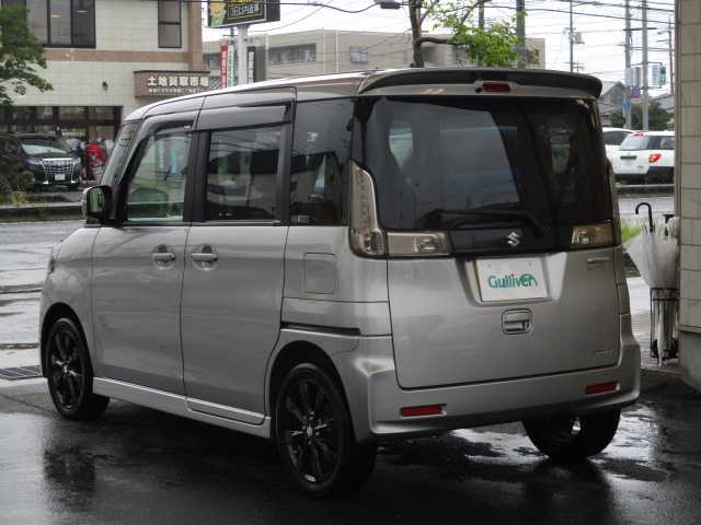スズキ スペーシア カスタム XS リミテッド 岡山県 2014(平26)年 7.8万km スチールシルバーM 純正SDナビ/ワンセグテレビ/バックカメラ/Bluetooth/USB/HDMI/両側パワースライドドア/ハーフレザーシート/シートヒーター（前席）/社外ドライブレコーダー（フロント）/オートライト/純正15AW/純正フロアマット/ウィンカーミラー/フォグライト/ETC/スマートキー2個/プッシュスタート/衝突軽減ブレーキ