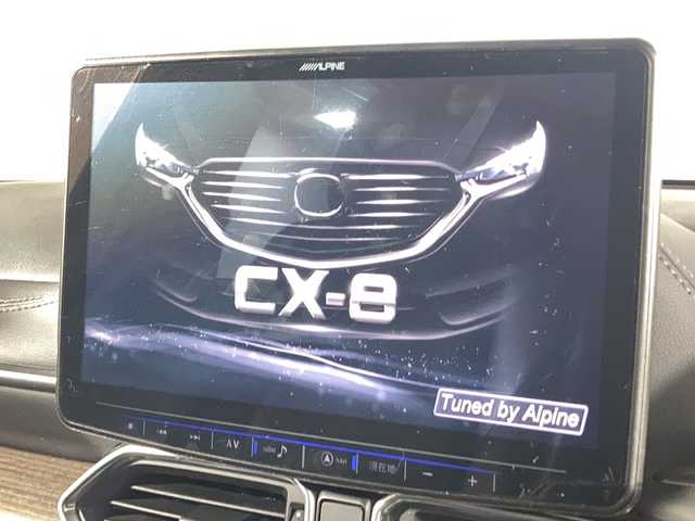 マツダ ＣＸ－８ 沖縄県 2018(平30)年 3.5万km マシーングレープレミアムM 禁煙車　/県外仕入　/社外１１インチナビ（XF11Z）/（フルセグＴＶ　Ｂｌｕｅｔｏｏｔｈ接続　ＣＤ　ＤＶＤ再生）/全方位カメラ　/ＥＴＣ　/ブラインドスポットモニター/後席モニター　/パワーバックドア　/クルーズコントロール　/コーナーセンサー/メモリー付きパワーシート/レザーシート　/ＬＥＤヘッドライト/オートライト