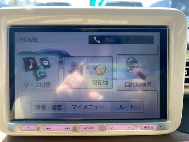 スズキ ラパン X 兵庫県 2017(平29)年 3.5万km ピュアホワイトP 社外8型ナビ/・TV.BT.AM.FM/衝突軽減装置/バックカメラ/前方ドラレコ/オートライト/純正フロアマット/スペアキー1本