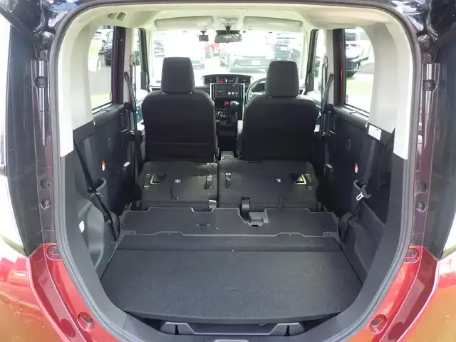 トヨタ ルーミー カスタムG－T 千葉県 2022(令4)年 3.3万km ブラックマイカメタリック/ファイアークォーツレッドメタリック スマートアシストIII/レーダークルーズコントロール/エコアイドル/両側パワースライドドア/ディスプレイオーディオ/純正地デジTV/【Bluetooth接続】/【Apple CarPlay　Android Auto対応】/バックカメラ/革巻きステアリング/ステアリングスイッチ/ETC/LEDヘッドライト/フォグライト/ウインカーミラー/コーナーセンサー/純正15インチアルミホイル/キーフリーシステム