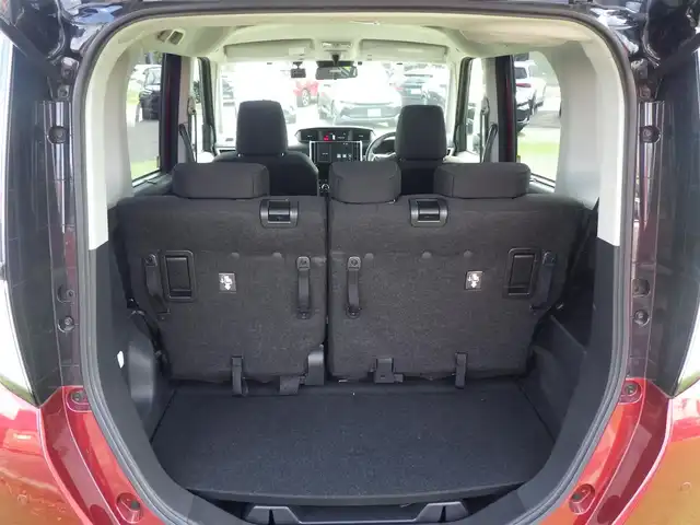 トヨタ ルーミー カスタムG－T 千葉県 2022(令4)年 3.3万km ブラックマイカメタリック/ファイアークォーツレッドメタリック スマートアシストIII/レーダークルーズコントロール/エコアイドル/両側パワースライドドア/ディスプレイオーディオ/純正地デジTV/【Bluetooth接続】/【Apple CarPlay　Android Auto対応】/バックカメラ/革巻きステアリング/ステアリングスイッチ/ETC/LEDヘッドライト/フォグライト/ウインカーミラー/コーナーセンサー/純正15インチアルミホイル/キーフリーシステム