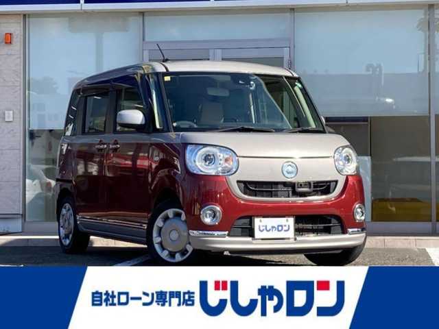 ダイハツ ムーヴ キャンバス G メイクアッフ SA Ⅱ 静岡県 2016(平28)年 8.3万km スムースグレーマイカメタリック/ファイアークォーツレッドメタリック 2トーン (株)IDOMが運営する【じしゃロン焼津店】の自社ローン専用車両になります。こちらは現金またはオートローンご利用時の価格です。自社ローンご希望の方は別途その旨お申付け下さい /社外ＳＤナビ/（フルセグＴＶ/Ｂｌｕｅｔｏｏｔｈ接続/ＣＤ/ＤＶＤ/ミュージックサーバー）/両側パワースライドドア/衝突軽減ブレーキ/バックカメラ/ＬＥＤヘッドライト/オートライト/プッシュスタート＆スマートキー