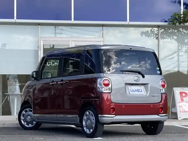 ダイハツ ムーヴ キャンバス G メイクアッフ SA Ⅱ 静岡県 2016(平28)年 8.3万km スムースグレーマイカメタリック/ファイアークォーツレッドメタリック 2トーン (株)IDOMが運営する【じしゃロン焼津店】の自社ローン専用車両になります。こちらは現金またはオートローンご利用時の価格です。自社ローンご希望の方は別途その旨お申付け下さい /社外ＳＤナビ/（フルセグＴＶ/Ｂｌｕｅｔｏｏｔｈ接続/ＣＤ/ＤＶＤ/ミュージックサーバー）/両側パワースライドドア/衝突軽減ブレーキ/バックカメラ/ＬＥＤヘッドライト/オートライト/プッシュスタート＆スマートキー