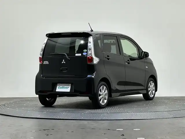 三菱 ｅＫカスタム M 愛媛県 2014(平26)年 3.8万km アメジストブラック ・ワンオーナー/・純正ナビ(MM113D-WM)/(フルセグ/ラジオ/CD)/・アイドリングストップ/・前方ドライブレコーダー(DRY-STS100)/・ETC/・オートエアコン/・純正14インチアルミホイール/・純正フロアマット/・スペアキー