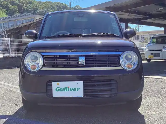 スズキ ラパン F リミテッド 鹿児島県 2018(平30)年 6.4万km アーバンブラウンパールメタリック プッシュスタート/スマートキー2個/パナソニック8インチナビテレビ/バックカメラ/Bluetooth接続/DVD再生/ETC/レーダーブレーキアシスト/アイドリングストップ/前後ドライブレコーダー/運転席シートヒーター