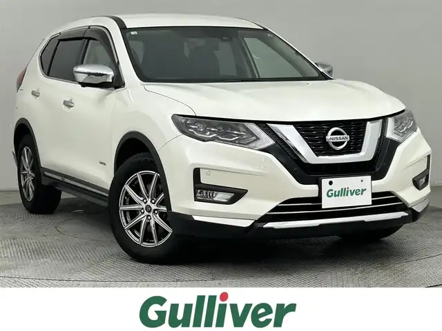 日産 エクストレイル ハイブリッド 20Xi 道央・札幌 2018(平30)年 5.9万km ブリリアントホワイトパール ・４WD/・プロパイロット/・純正9インチナビ/　CD/DVD/SD/BT/フルセグ/・アラウンドビューモニター/・インテリジェントルームミラー/・エマージェンシーブレーキ/・レーダークルーズコントロール/・レーンキープアシスト/・クリアランスソナー/・ダウンヒルアシストコントロール/・カプロンシート/・LEDヘッドライト/・フォグライト/・オートライト/・純正フロアマット/・ドアバイザー