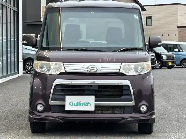 ダイハツ タント カスタム RS 道央・札幌 2012(平24)年 16.9万km ワイン ４WD/アルパインHDDナビ/AM/FM/CD/DVD/BT/フルセグ/ETC/片側パワースライドドア/スマートキー/スペアキー/ドアバイザー/純正AW夏タイヤ15インチ積み込み/AAC/電格ミラー