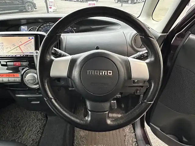 ダイハツ タント カスタム RS 道央・札幌 2012(平24)年 16.9万km ワイン ４WD/アルパインHDDナビ/AM/FM/CD/DVD/BT/フルセグ/ETC/片側パワースライドドア/スマートキー/スペアキー/ドアバイザー/純正AW夏タイヤ15インチ積み込み/AAC/電格ミラー