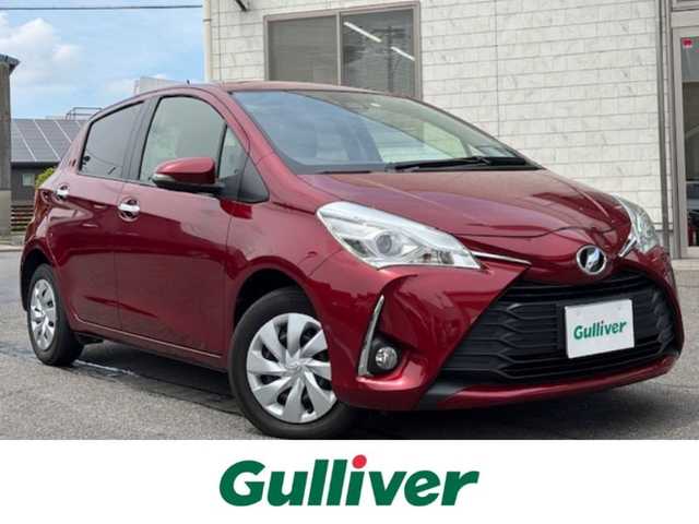 トヨタ ヴィッツ F セーフティーエディションⅢ 愛知県 2019(令1)年 1.9万km センシュアルレッドマイカ ワンオーナー/純正SDナビ/AMFM/CD/SD/BT/AUX/ワンセグ/LEDヘッドライト/オートハイビーム/プリクラッシュセーフティシステム/LDA/純正フロアマット/保証書/取扱説明書/スペアキー