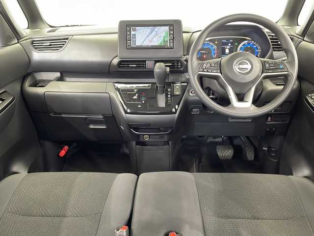 日産 ルークス HWS X プロパイロットED 栃木県 2023(令5)年 3.4万km ホワイトパール 純正ナビ/（CD/TV/Bluetooth/USB）/全方位カメラ/プロパイロット/コーナーセンサー/ETC/両側パワースライドドア/オートライト/LEDヘッドライト/フォグランプ/スマートキー/プッシュスタート/アイドリングストップ/ステアリングスイッチ/ウィンカーミラー/純正14インチアルミホイール/純正フロアマット