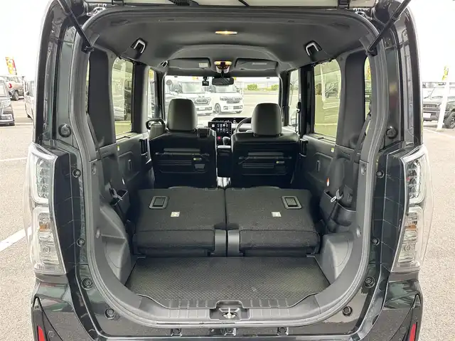 ダイハツ タント カスタム X 島根県 2022(令4)年 2.7万km ブラックマイカメタリック 登録時走行距離　27077km/ディスプレイオーディオ/(Bluetooth/HDMI/AppleCarplay/AndroidAUTO)/バックカメラ/前後ドライブレコーダー/コーナーセンサー/オートホールド/アイドリングストップ/両側電動スライドドア/ハーフレザー/シートヒーター/純正１４インチＡＷ/スペアキー×1/スマートアシスト/衝突回避支援ブレーキ機能/衝突警報機能/ブレーキ制御付誤発進抑制機能/車線逸脱警報機能/車線逸脱抑制制御機能/路側逸脱警報機能/ふらつき警報/先行車発進お知らせ機能/標識認識機能（進入禁止／最高速度／一時停止）/アダプティブドライビングビーム/コーナーセンサー/ETC