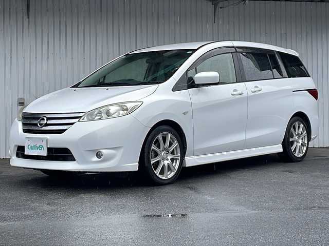 日産 ラフェスタ ハイウェイスターG 長野県 2013(平25)年 12万km パール ストラーダメモリーナビフルセグTV/バックカメラ/左側パワースライドドア/社外17インチアルミ/純正アルミ冬タイヤ積込/取説/スペアキー