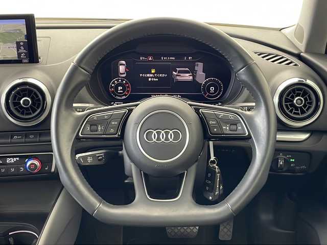アウディ Ａ３ SB 40TFSI クワトロ スポーツ 秋田県 2019(平31)年 2.4万km 黄 4WD/純正メモリナビ/　（CD/DVD/Bluetooth/TV）/バックカメラ/アダブティブクルーズコントロール/ステアリングスイッチ/パドルシフト/革巻きハンドル/レザーシート/前席シートヒーター＆パワーシート/ビルトインETC2.0/前後ドライブレコーダー/コーナーセンサー/電動格納ミラー/ミラーヒーター/純正フロアマット/純正17インチアルミホイール/LEDヘッドライト/オートライト/スマートキー/スペアキー