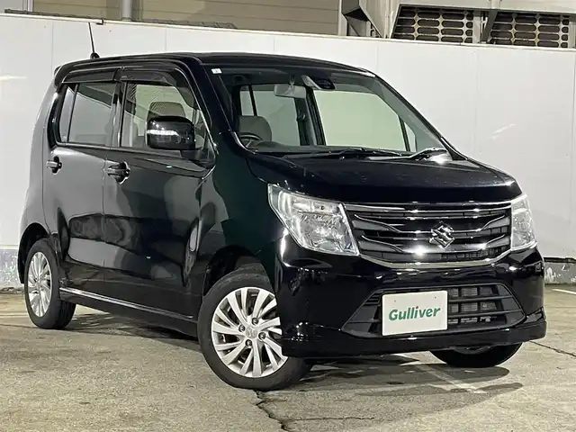 スズキ ワゴンＲ FZ 青森県 2015(平27)年 3.2万km ブルーイッシュブラックパール3 4WD/寒冷地仕様/純正ミュージックサーバー/AM/FM/CD/AUX/純正14AW/純正フロアマット/ベンチシート/シートヒーター前席/アイドリングストップ/横滑り防止機能/衝突軽減システム/盗難防止装置/セキュリティアラーム/UVカットガラス/プライバシーガラス/ドアバイザー/電格ミラー/保証書/取扱説明書