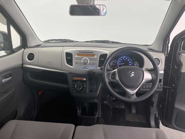 スズキ ワゴンＲ FZ 長野県 2015(平27)年 3.2万km ブルーイッシュブラックパール3 4WD/寒冷地仕様/純正ミュージックサーバー/AM/FM/CD/AUX/純正14AW/純正フロアマット/ベンチシート/シートヒーター前席/アイドリングストップ/横滑り防止機能/衝突軽減システム/盗難防止装置/UVカットガラス/プライバシーガラス/ドアバイザー/電動格納ミラー/保証書/取扱説明書