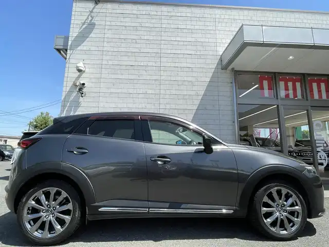 マツダ ＣＸ－３ 20S エクスクルーシブモッズ 埼玉県 2018(平30)年 7.3万km マシーングレープレミアムM ワンオーナー/特別仕様車/メーカーオプション/・ＣＤ／ＤＶＤプレーヤー/・地上デジタルＴＶチューナー（フルセグ）/・Ｂｏｓｅサウンドシステム＋７スピーカー/・３６０°ビュー・モニター/・フロントパーキングセンサー（センター／コーナー）/レーダークルーズコントロール/ヘッドアップディスプレー/衝突被害軽減システム/レーンキープアシスト/ブラインドスポットモニタリング/ロードサインアシスト/レザーシート/スマートキー×２/パドルシフト