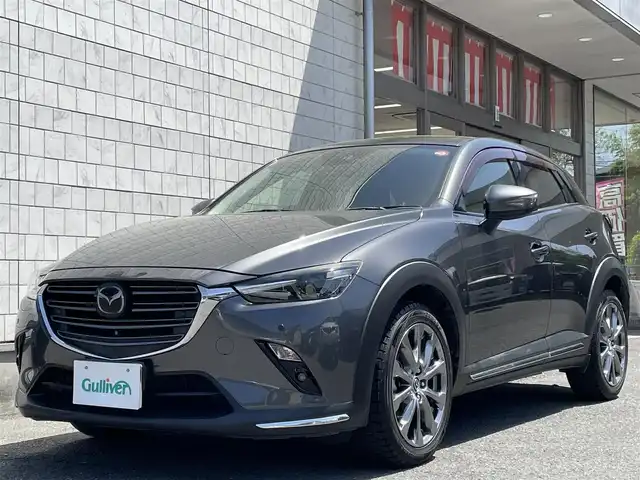 マツダ ＣＸ－３ 20S エクスクルーシブモッズ 埼玉県 2018(平30)年 7.3万km マシーングレープレミアムM ワンオーナー/特別仕様車/メーカーオプション/・ＣＤ／ＤＶＤプレーヤー/・地上デジタルＴＶチューナー（フルセグ）/・Ｂｏｓｅサウンドシステム＋７スピーカー/・３６０°ビュー・モニター/・フロントパーキングセンサー（センター／コーナー）/レーダークルーズコントロール/ヘッドアップディスプレー/衝突被害軽減システム/レーンキープアシスト/ブラインドスポットモニタリング/ロードサインアシスト/レザーシート/スマートキー×２/パドルシフト