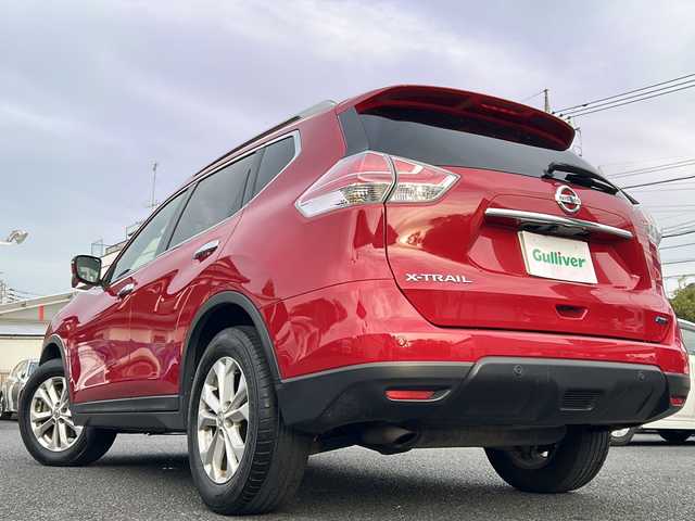 日産 エクストレイル 20X エマージェンシーブレーキ 東京都 2014(平26)年 12.4万km バーニングレッド ・４WD/・純正ナビ（MM113D-W）/・ドラレコ（前後）/・ワンセグTV/・プッシュスタート/・ETC/・バックカメラ/・純正フロアマット/・３列シート/・純正アルミホイール/・保証書/・取説書