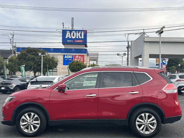 日産 エクストレイル 20X エマージェンシーブレーキ 東京都 2014(平26)年 12.4万km バーニングレッド ・４WD/・純正ナビ（MM113D-W）/・ドラレコ（前後）/・ワンセグTV/・プッシュスタート/・ETC/・バックカメラ/・純正フロアマット/・３列シート/・純正アルミホイール/・保証書/・取説書